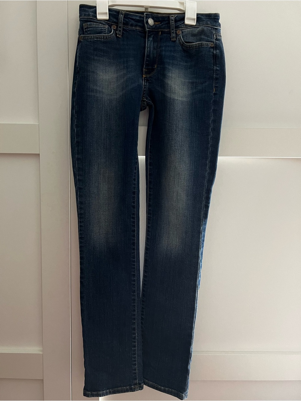 Calvin Klein Jeans Dark Blue Straight Leg Jeans